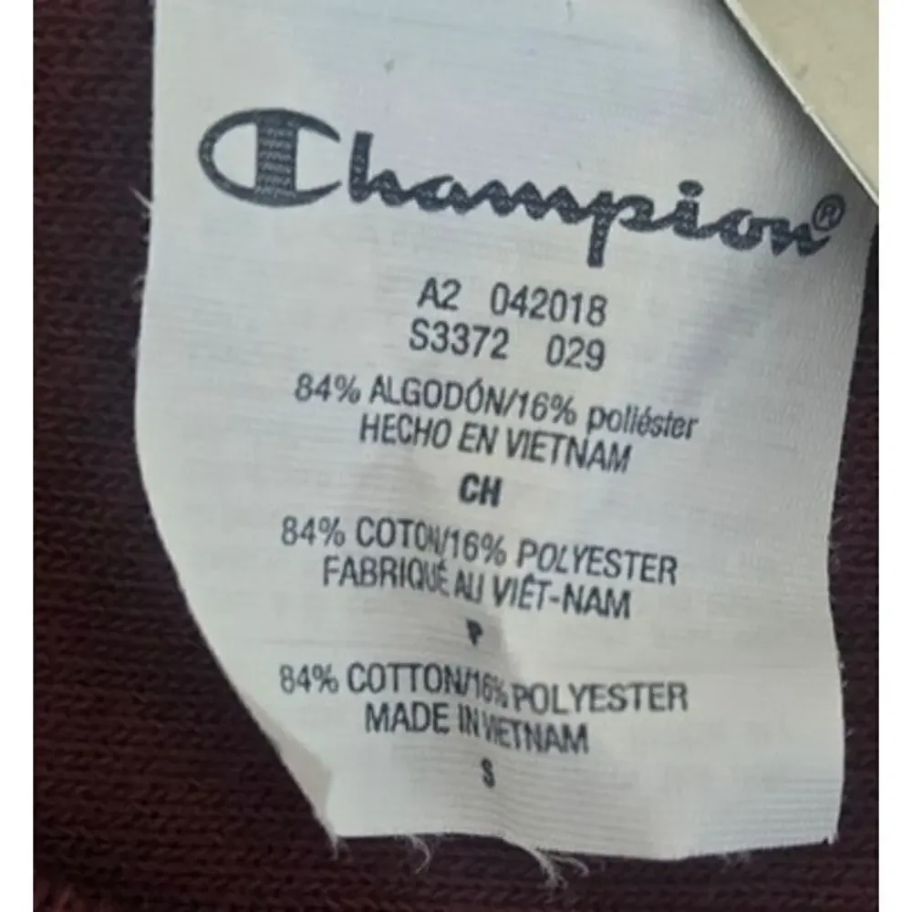 Champion Reverse Weave Unisex Long Sleeve Sweatshirt Vintage Size Small